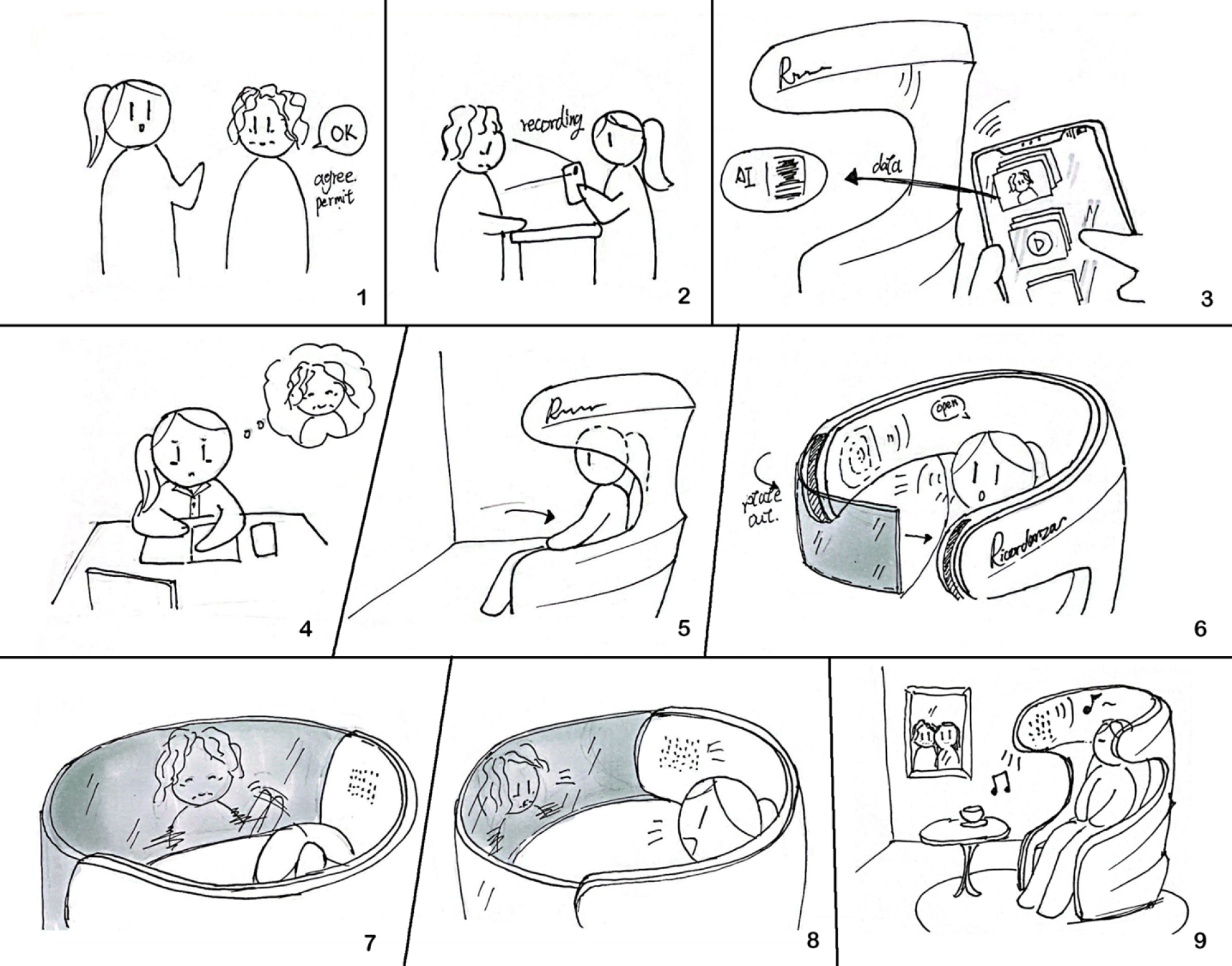 London Design Awards Winner - Ricordanza: Immersive Memory System for the Bereaved