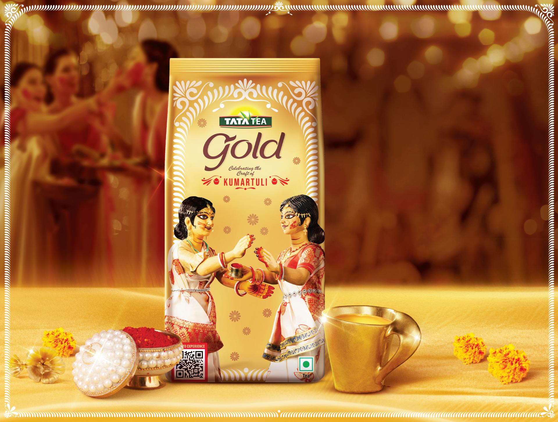 London Design Awards Winner - Tata Tea Gold Durga Puja Festive Packaging