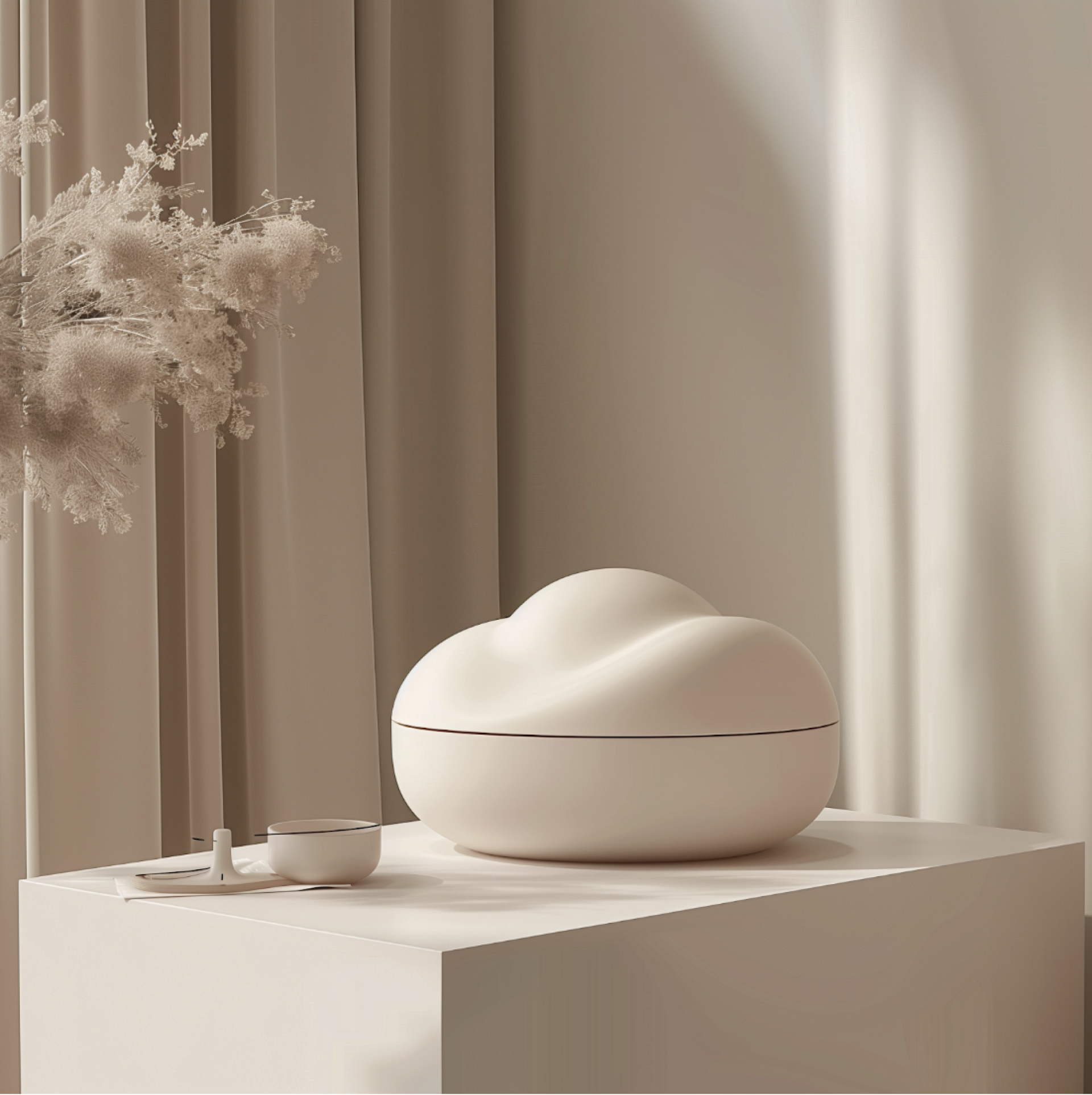 London Design Awards Winner - QiYun: The Cloud-Inspired Lacquerware Urn