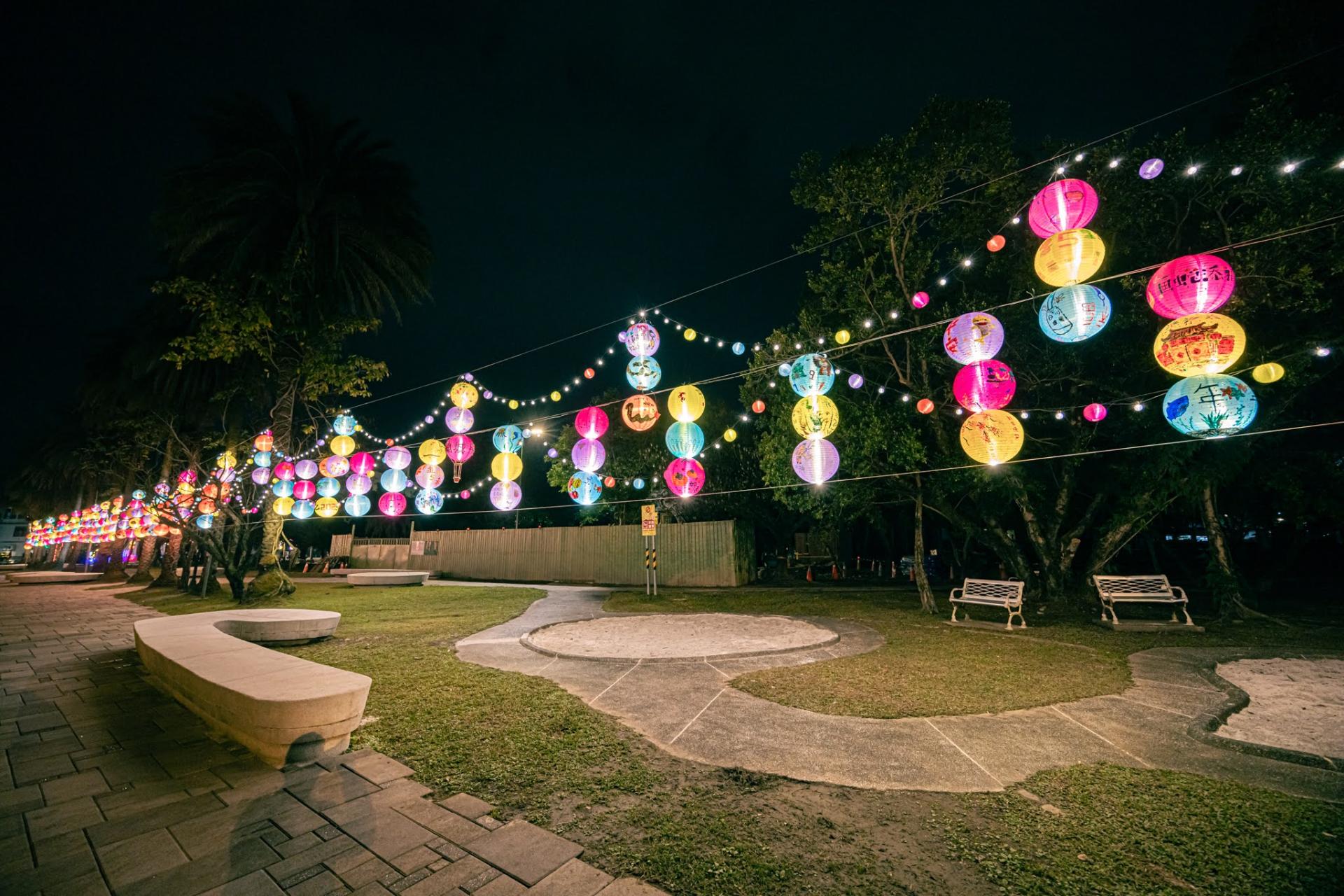 London Design Awards Winner - In 2025, Yilan City Spring Festival street scene layout