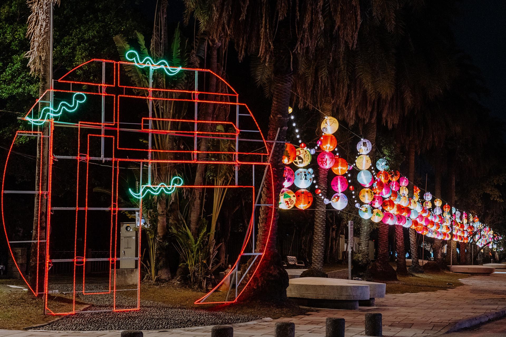 London Design Awards Winner - In 2025, Yilan City Spring Festival street scene layout