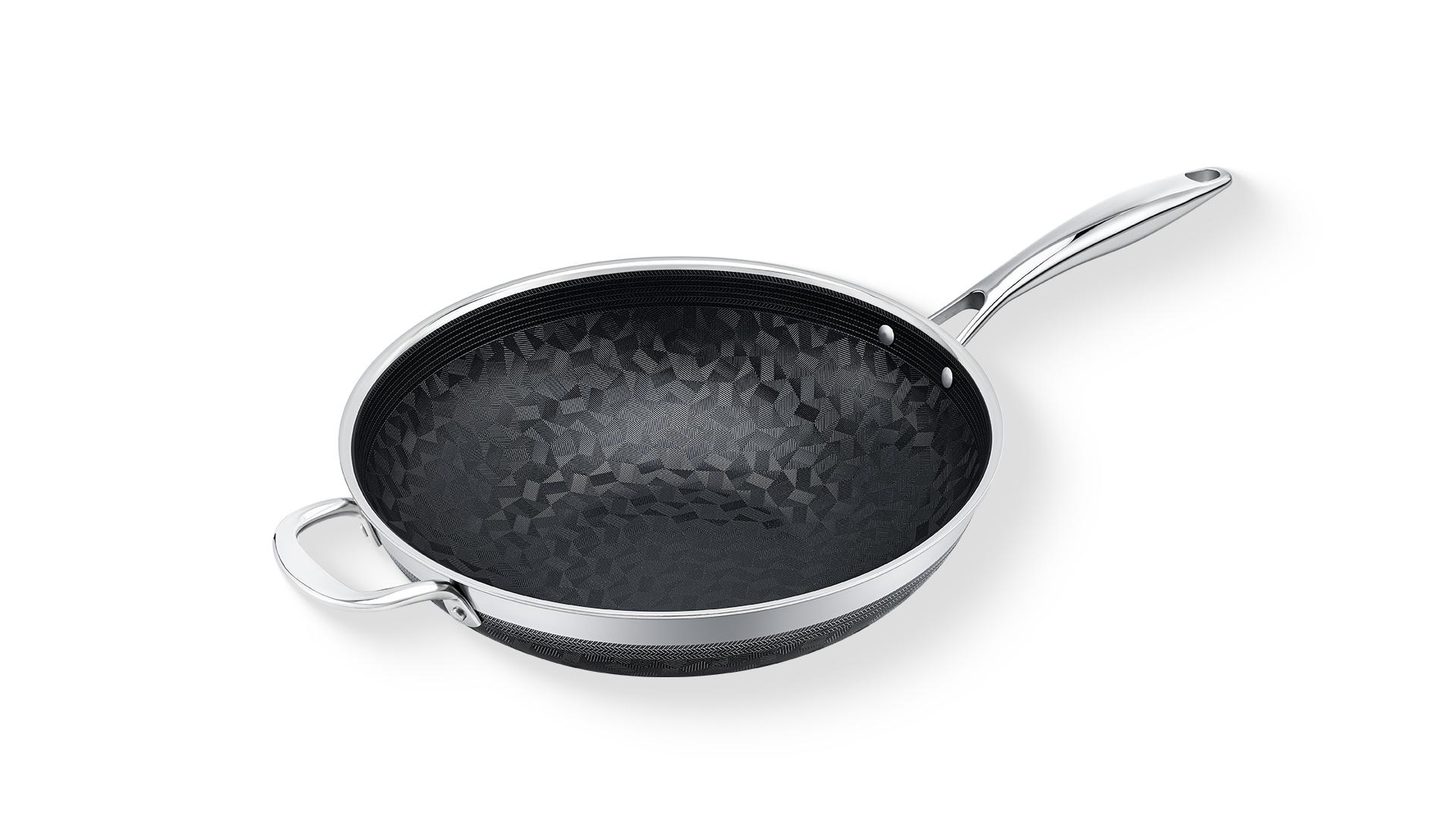 London Design Awards Winner - 3D Cyclone Pattern Non-Stick Pan