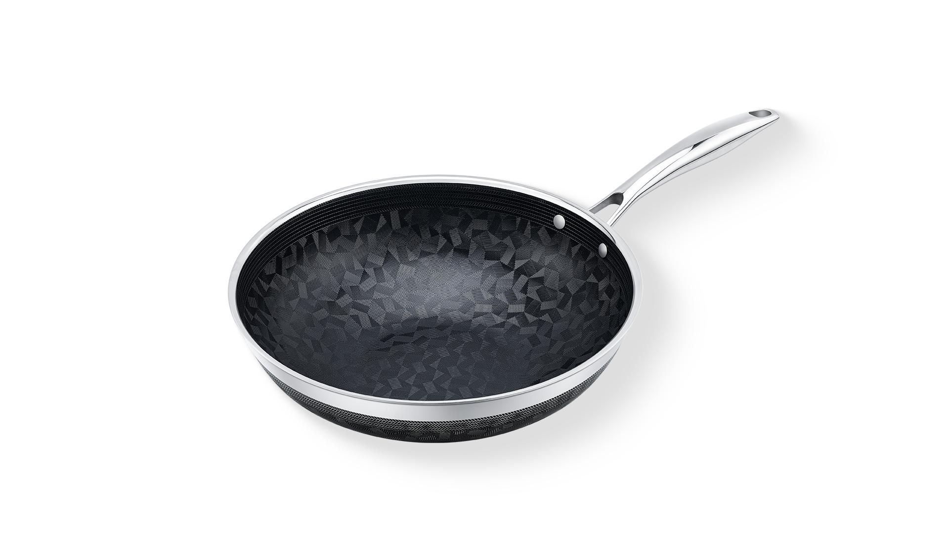 London Design Awards Winner - 3D Cyclone Pattern Non-Stick Pan
