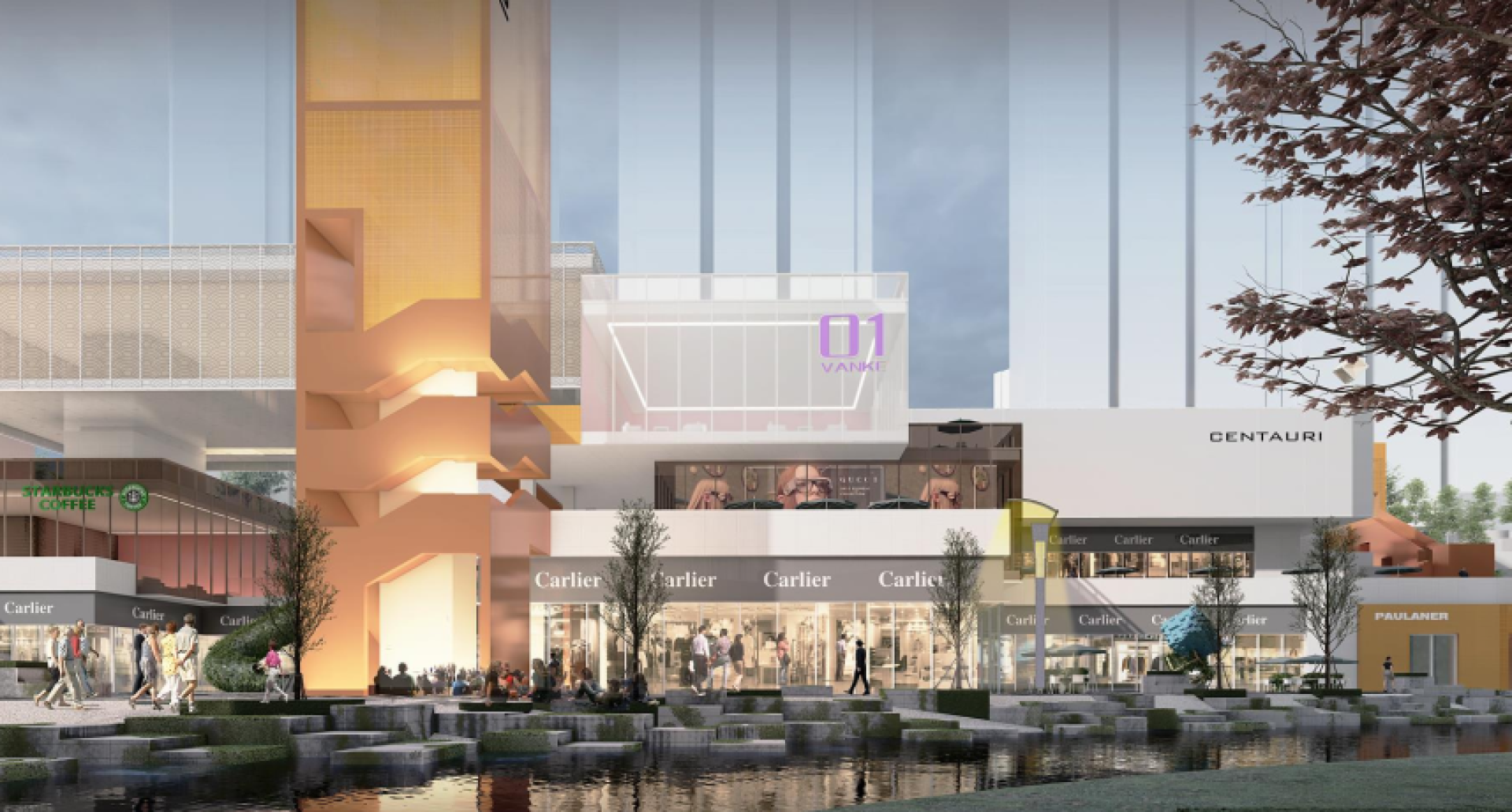 London Design Awards Winner - Vanke Lushan Riverside Commercial Street, Guiyang