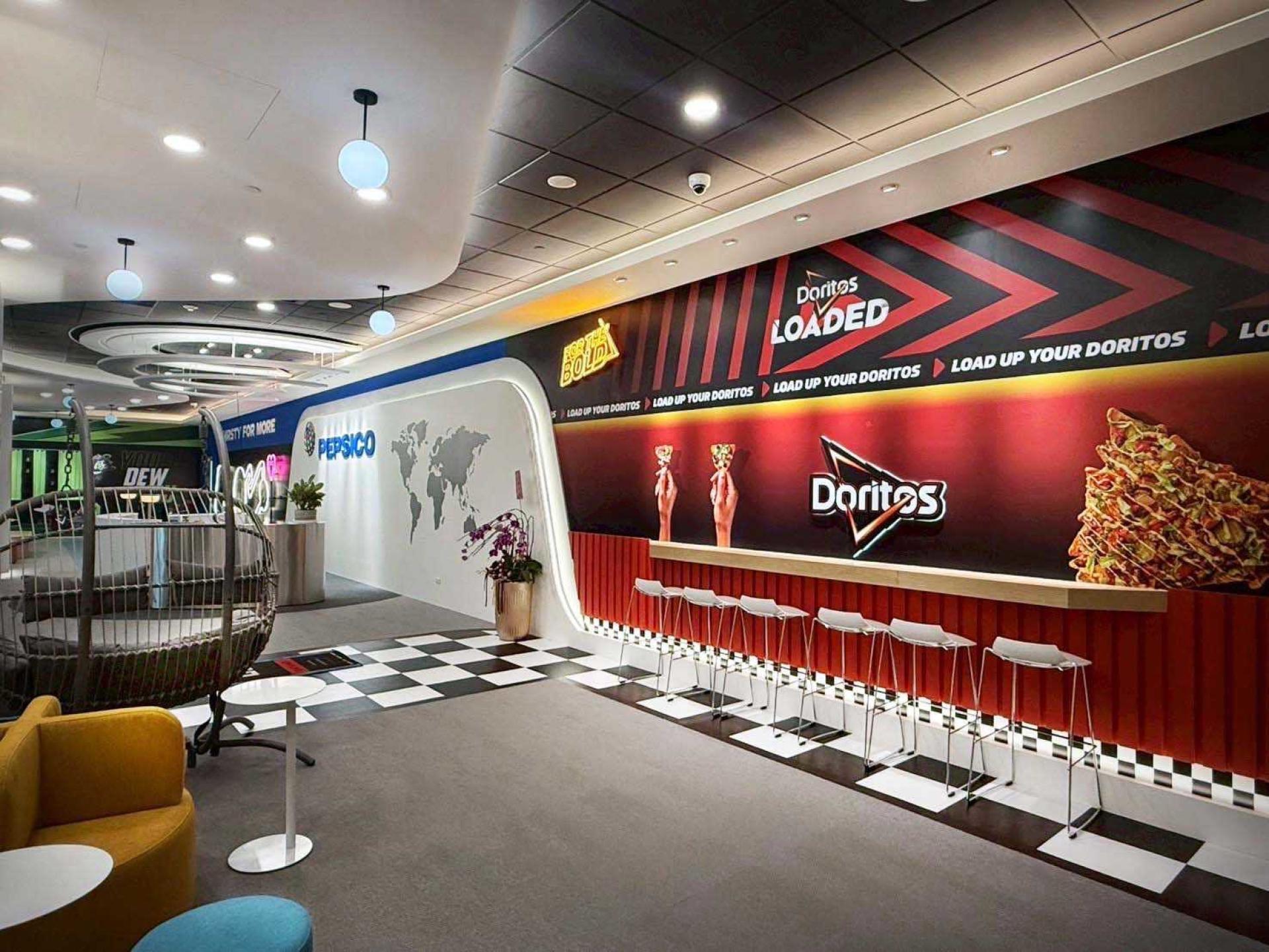 London Design Awards Winner - PepsiCo Taipei Office: Interactive Hub for Brand Encounters