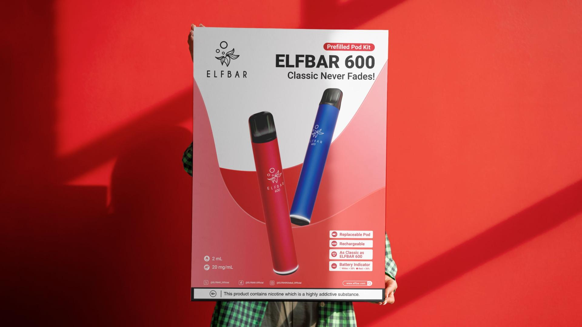 London Design Awards Winner - ELFBAR 600