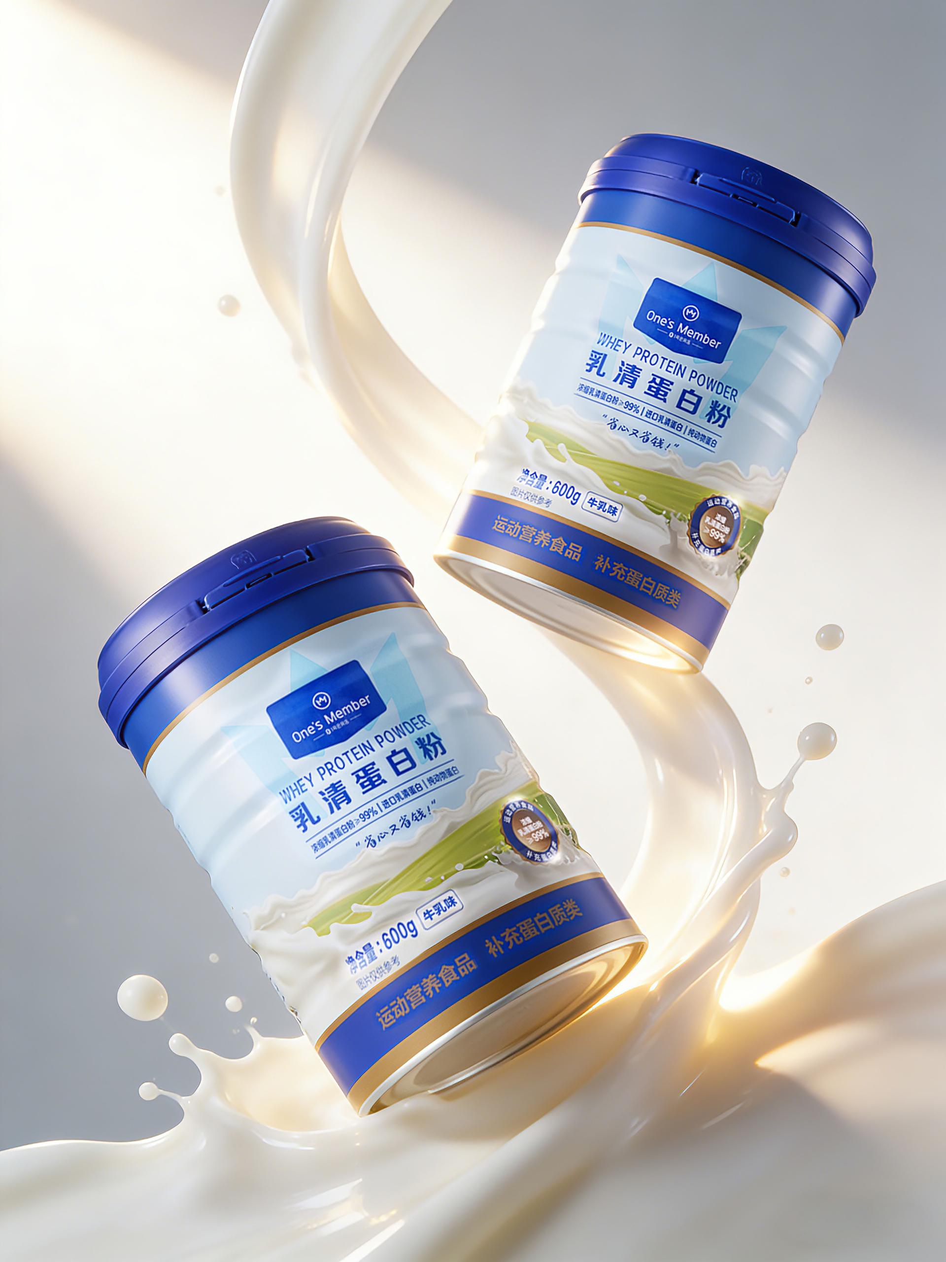 London Design Awards Winner - One's Member Whey Protein Powder Packaging