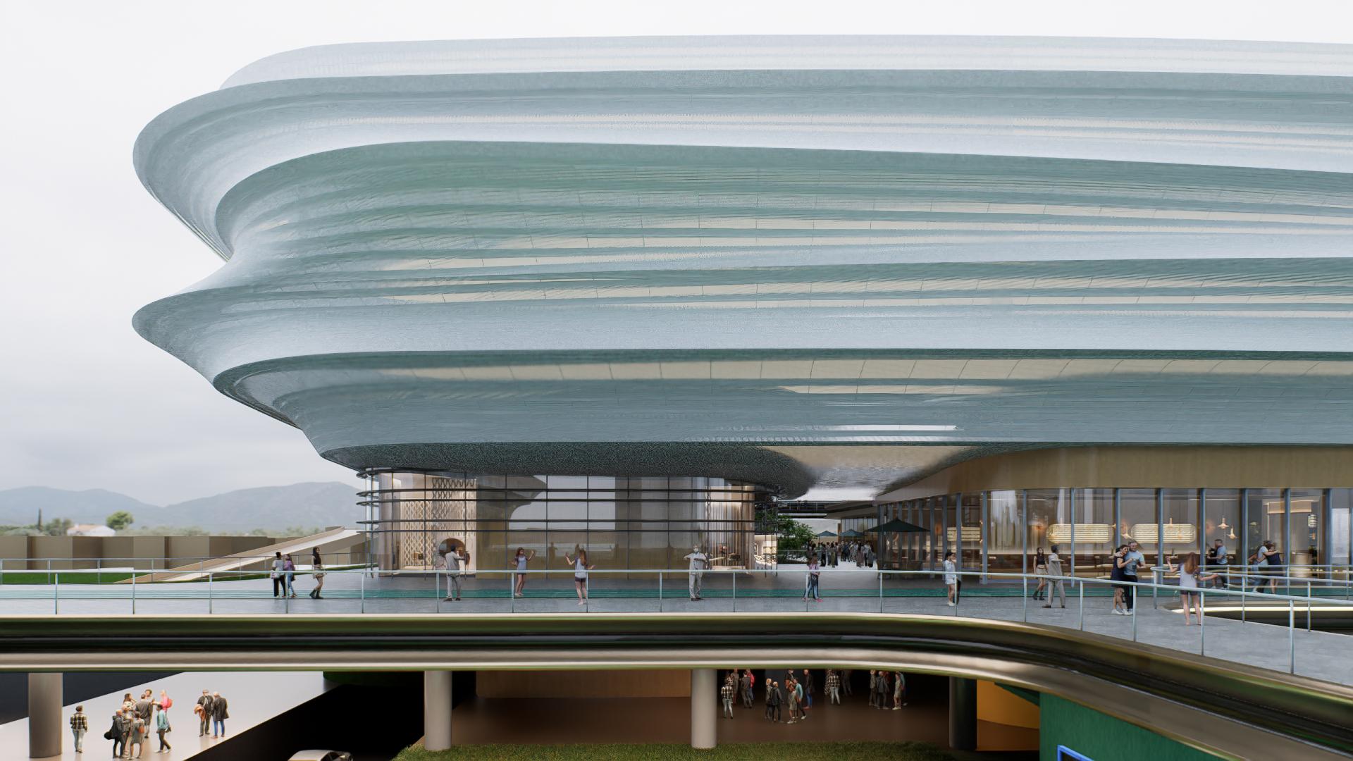 London Design Awards Winner - THE FLOAT:  Ludan Public Sports Center