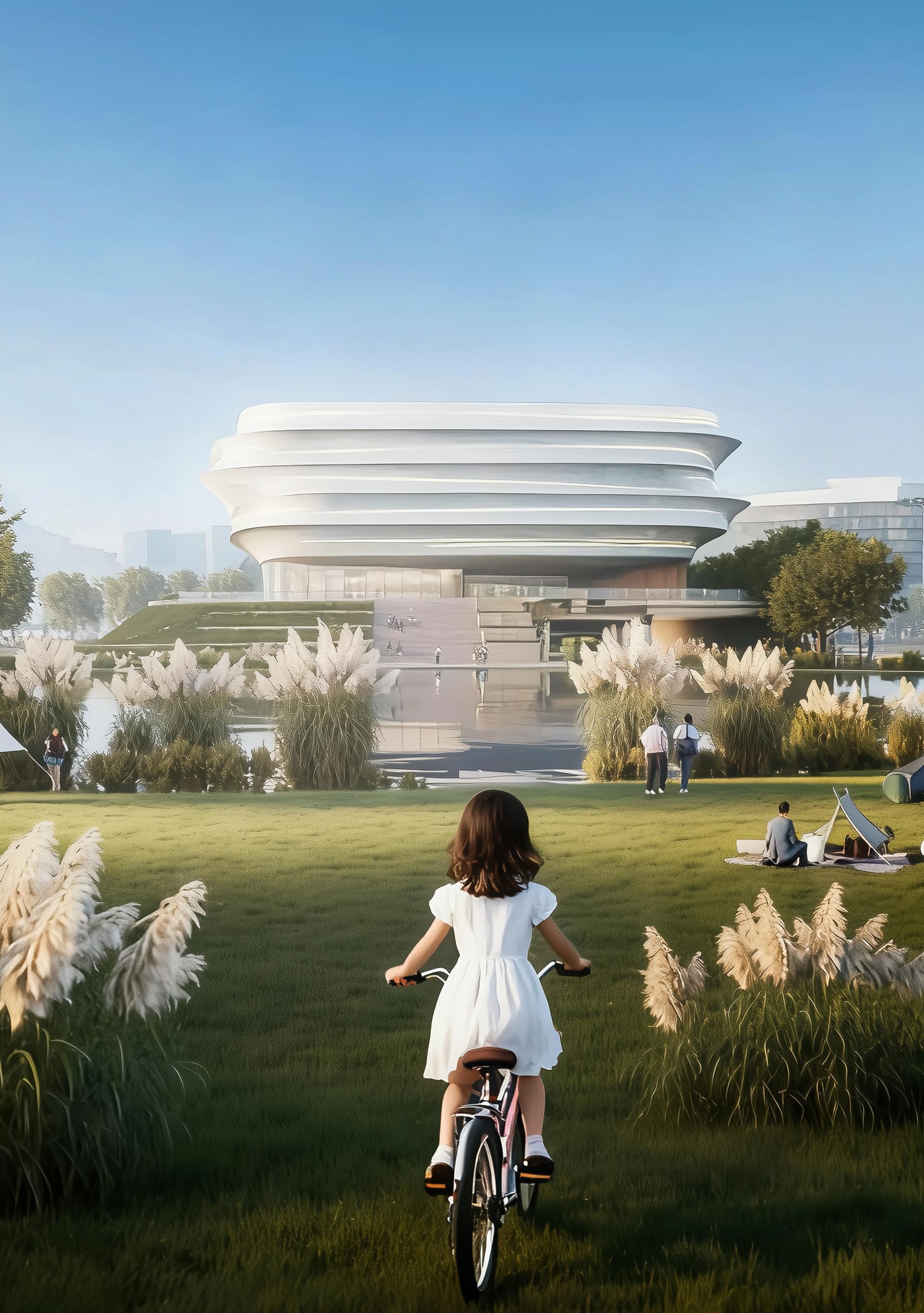 London Design Awards Winner - THE FLOAT:  Ludan Public Sports Center