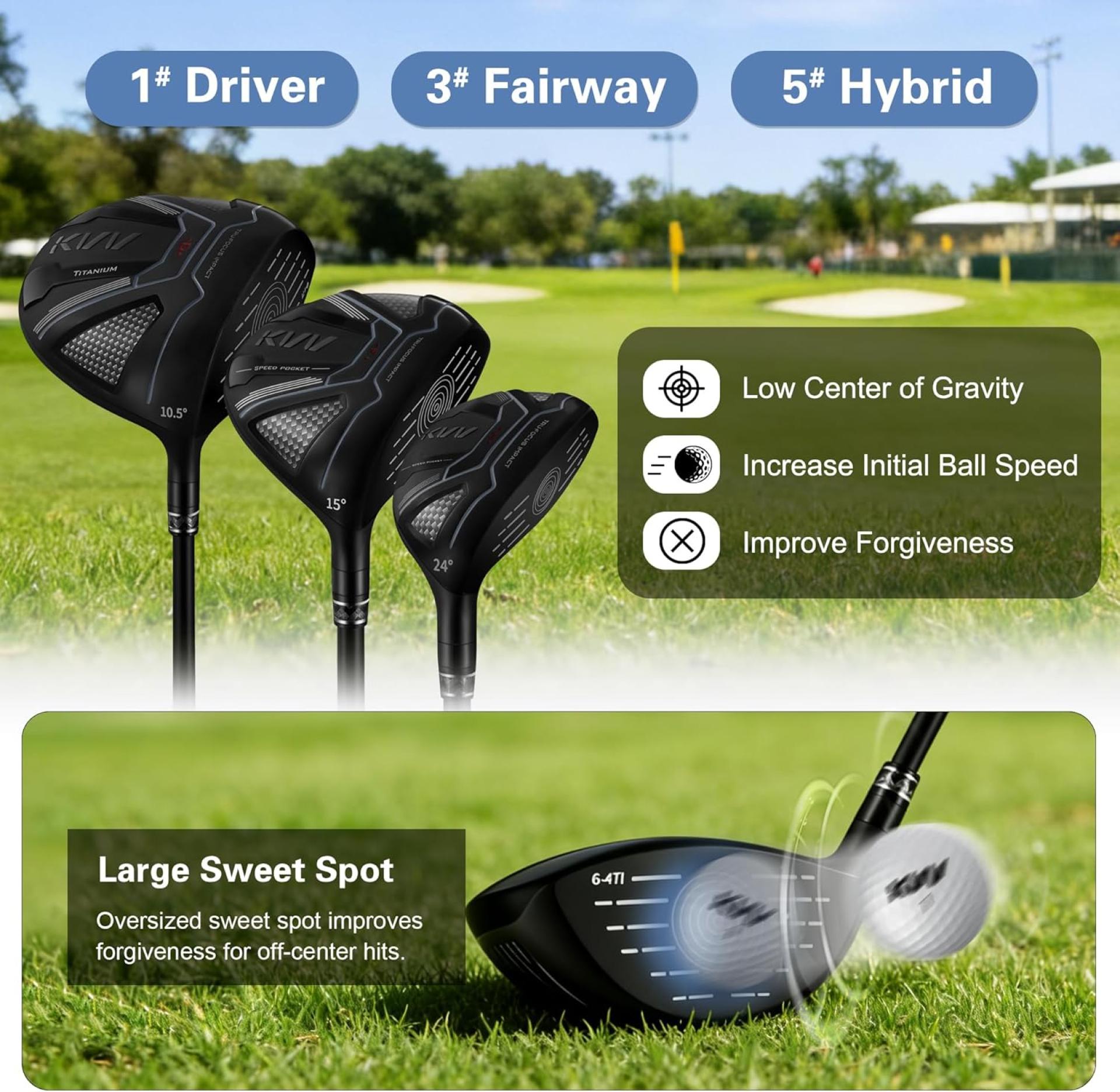 London Design Awards Winner - Golf Clubs Set