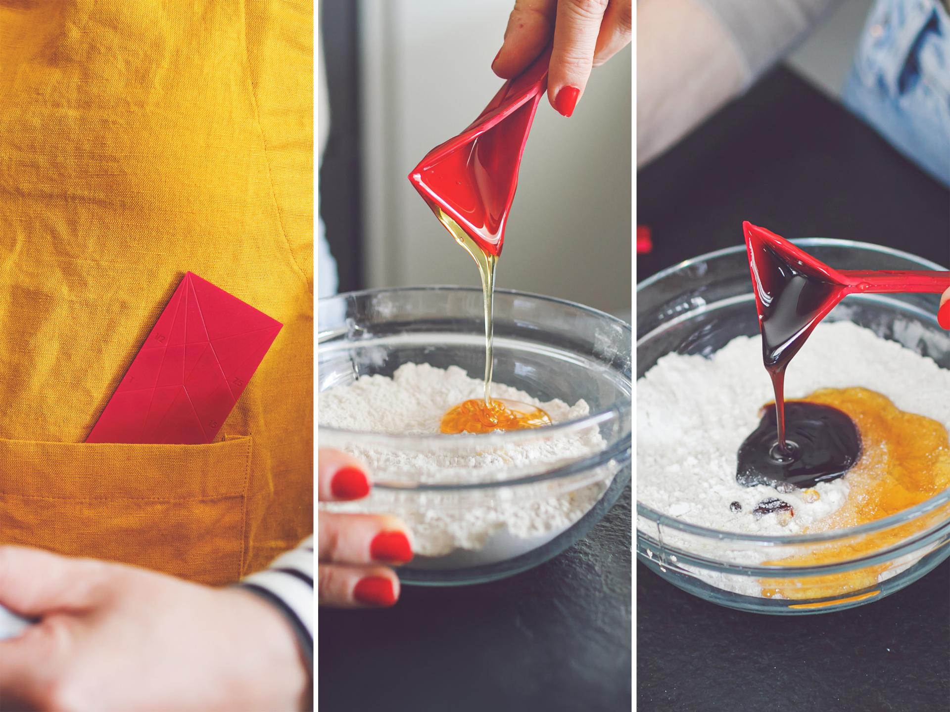 London Design Awards Winner - Polygons flat 3-in-1 Measuring Spoon 