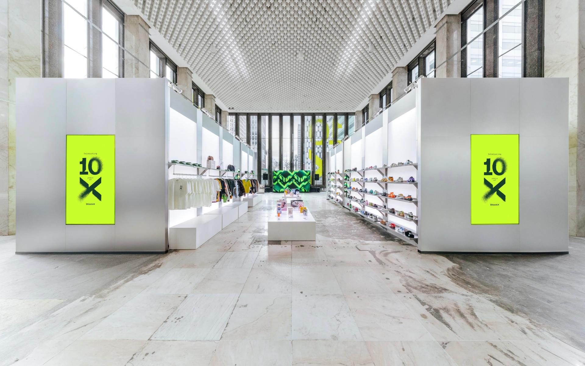 London Design Awards Winner - StockX 10-year Anniversary Pop-up in Detroit