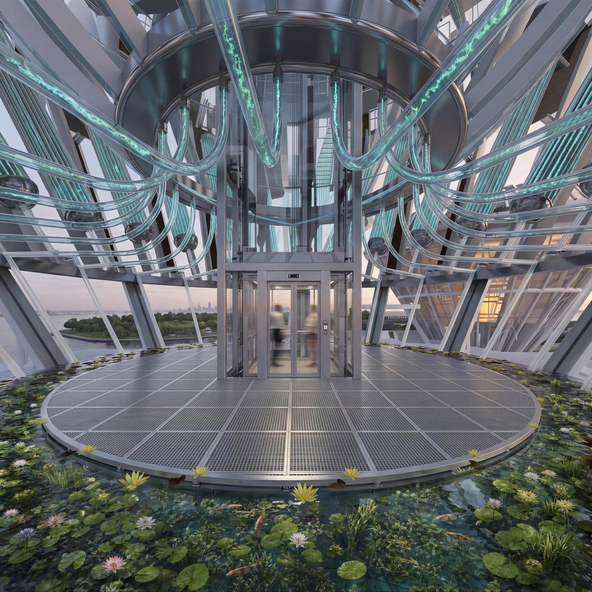 London Design Awards Winner - Governors Island: Self-Sustaining Micro Ecological Island