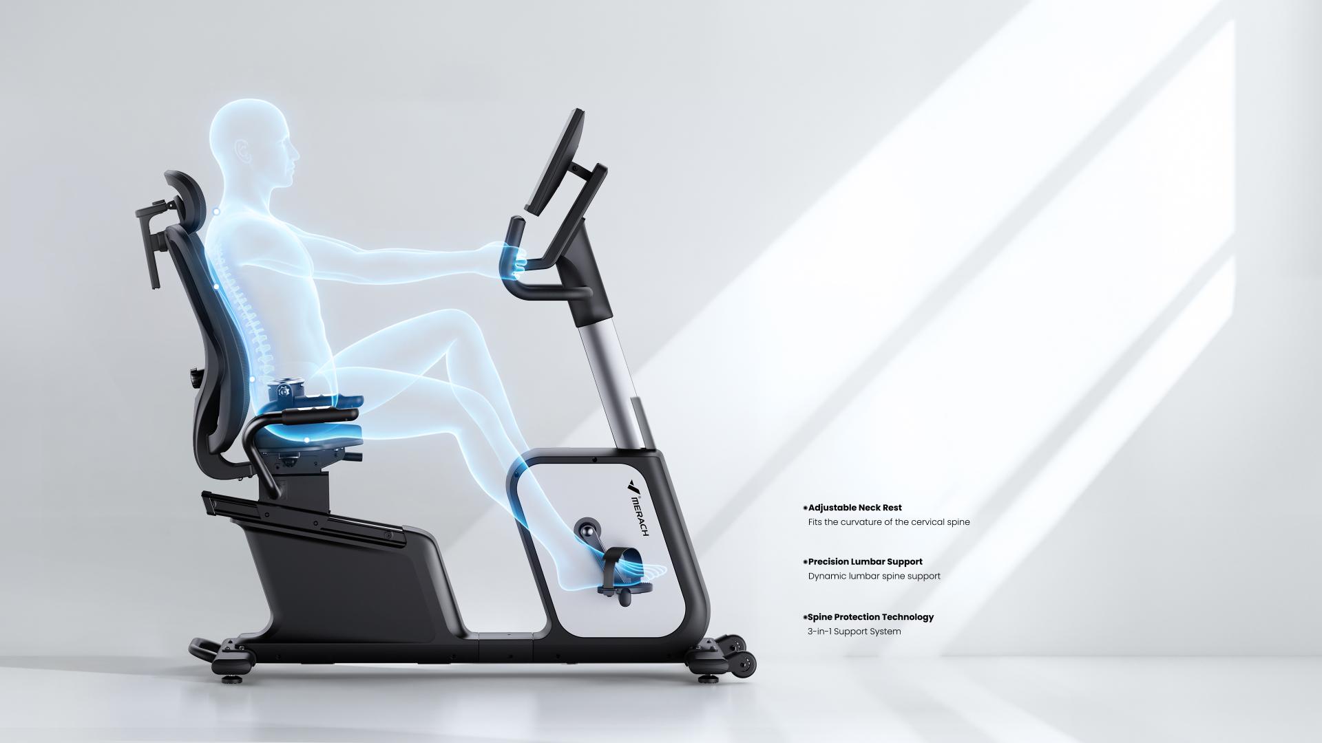 London Design Awards Winner - Merach NovaBike S700 Aura Recumbent Bike
