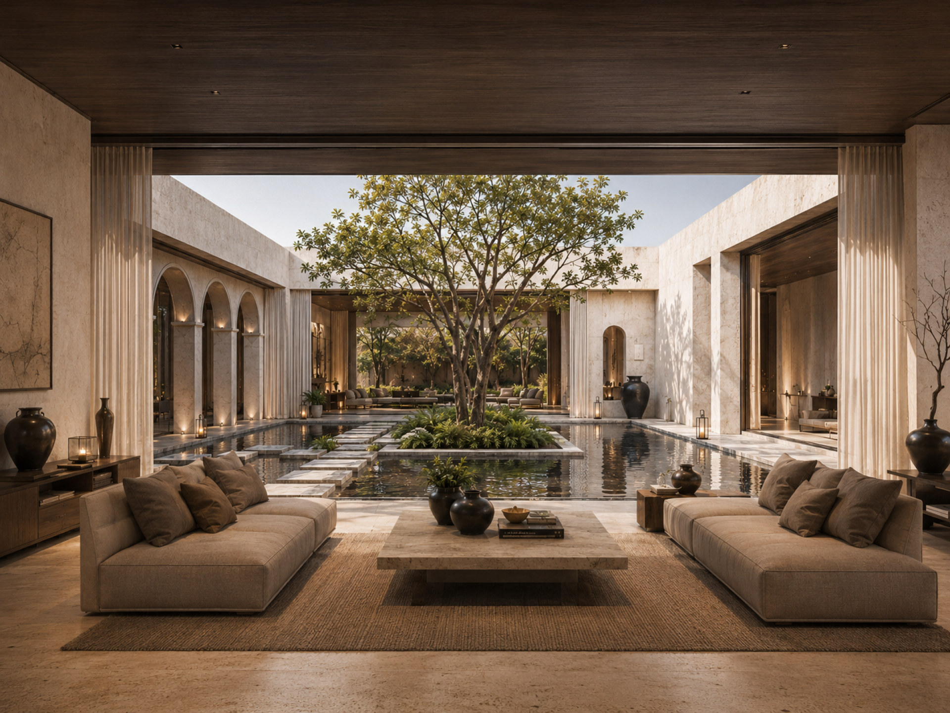 London Design Awards Winner - Silk Stone Garden Villa