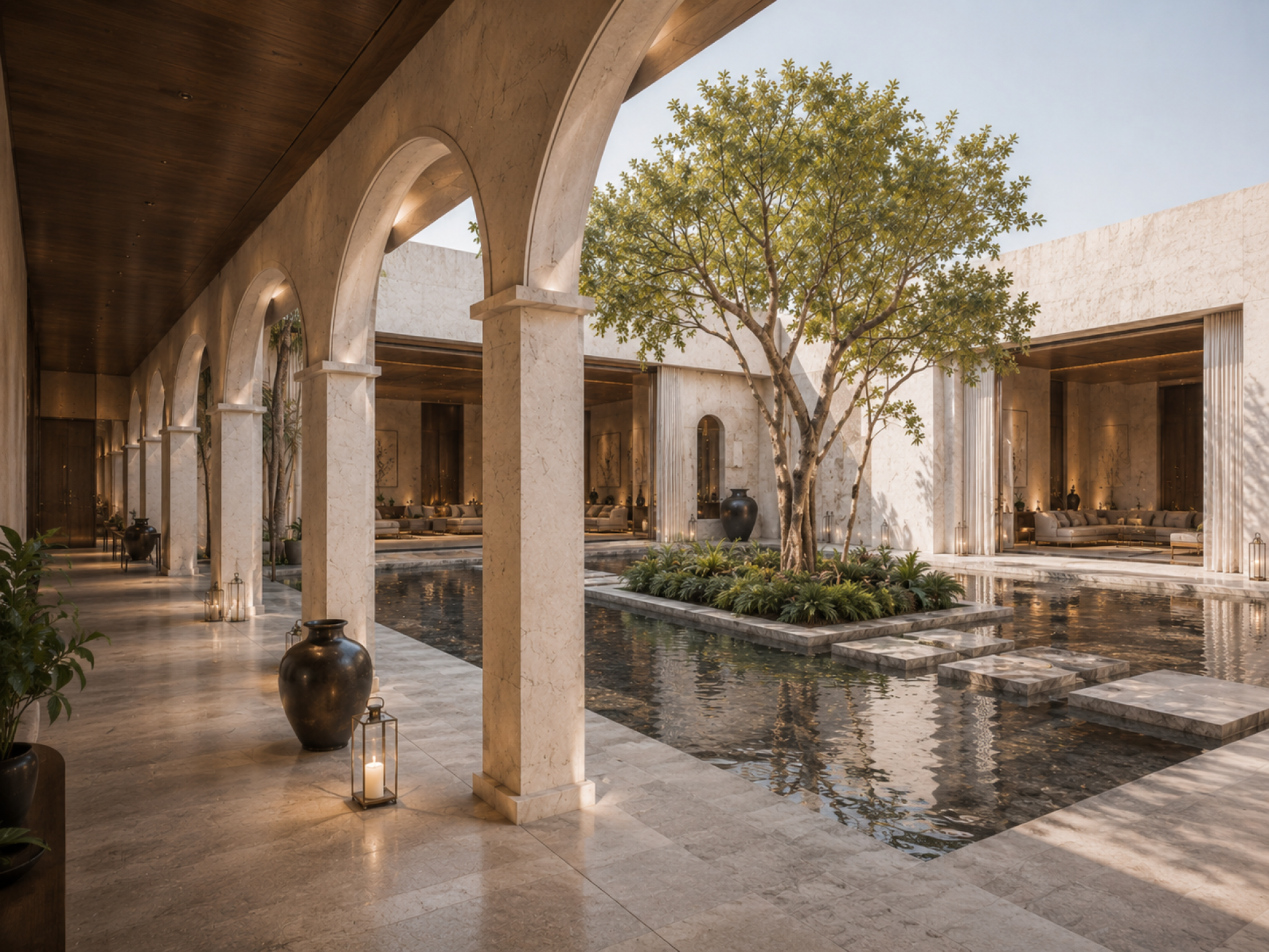 London Design Awards Winner - Silk Stone Garden Villa