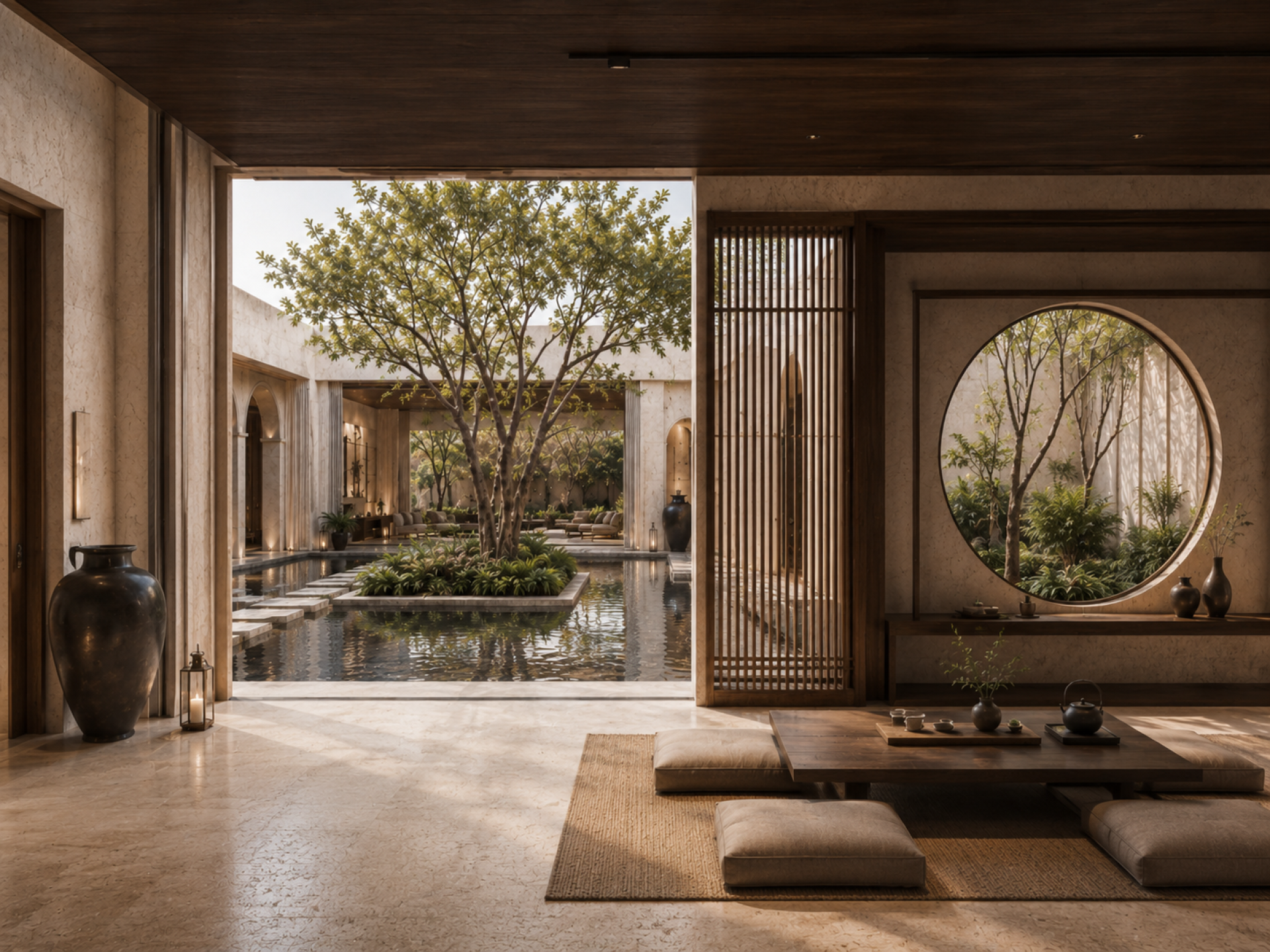 London Design Awards Winner - Silk Stone Garden Villa
