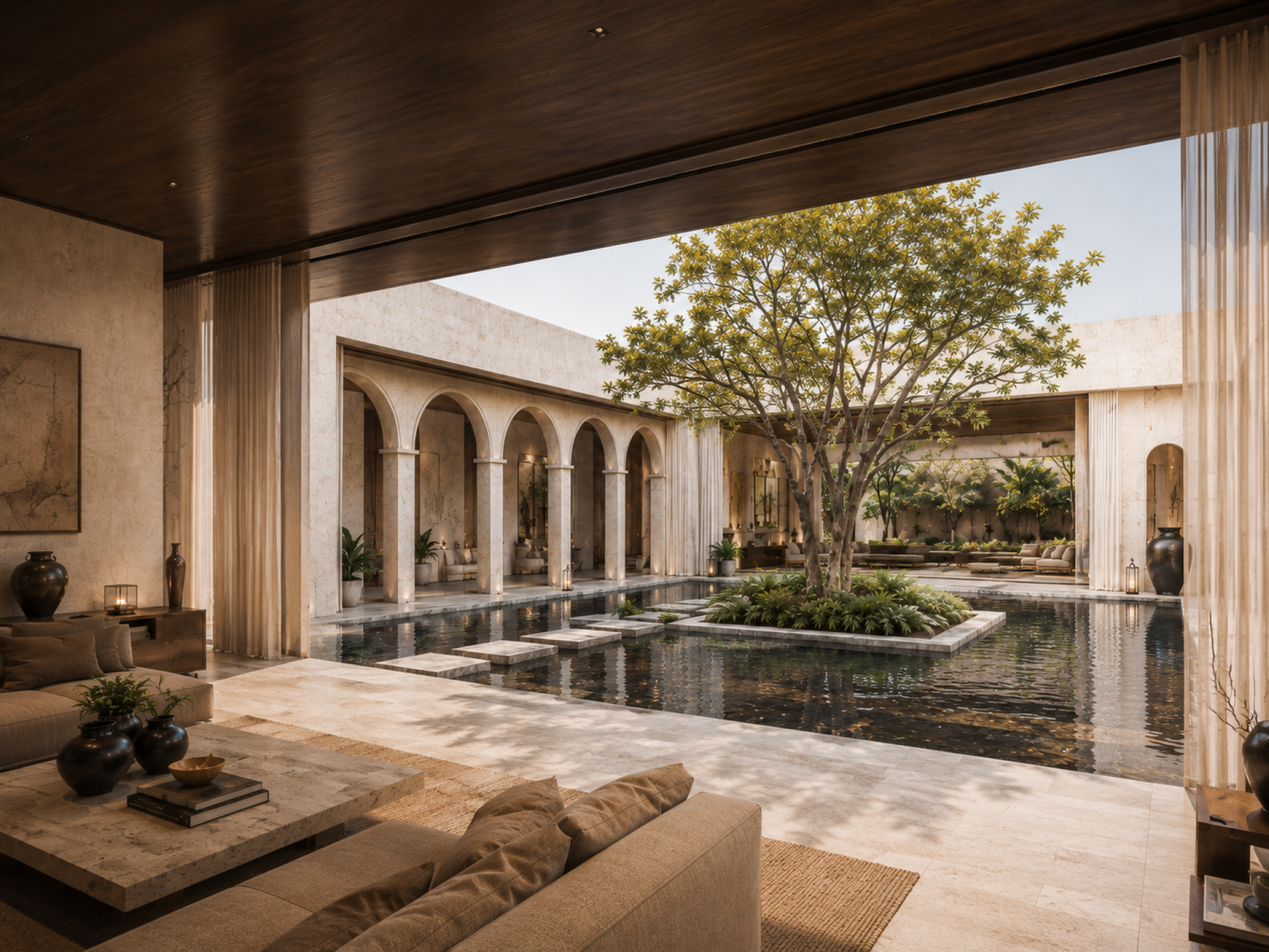 London Design Awards Winner - Silk Stone Garden Villa
