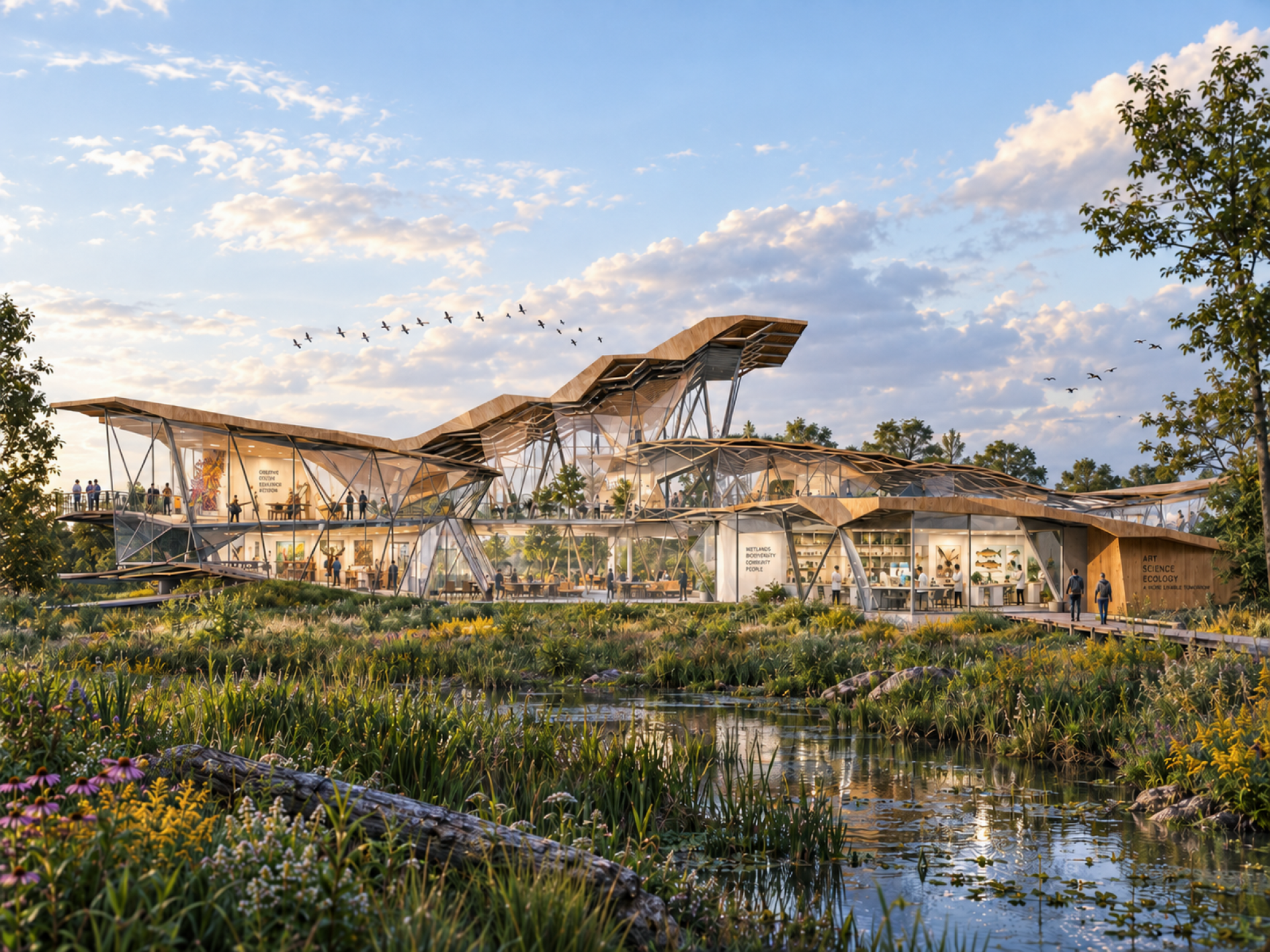 London Design Awards Winner - Living Loop Research Center