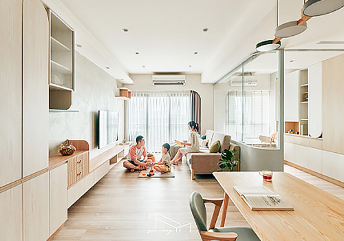 Rome Design Awards Winner - Yincheng Interior Design - The Charm of Wood Shades