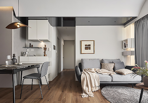 Rome Design Awards Winner - YanXu Design Interior - Layered Modern Reflections