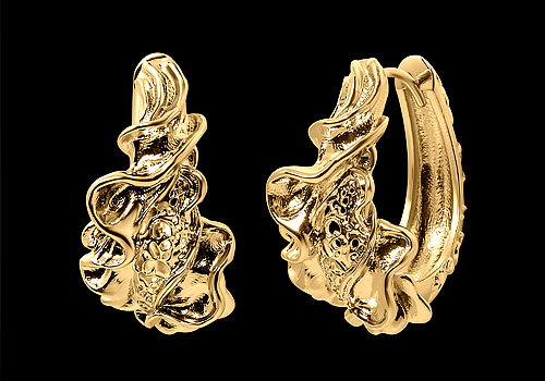 Rome Design Awards - Frill Earring: The Unfading Gesture