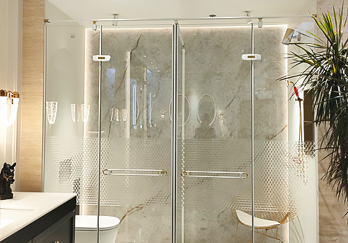Rome Design Awards Winner - St·thomas (Beijing) International Trade Co., LTD - Carved Glass Shower Enclosure