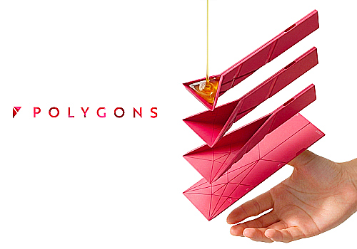 Rome Design Awards - Polygons flat 3-in-1 Measuring Spoon 