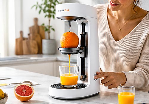 London Design Awards - CITRUS ONE – The First Citrus Juicer That Extracts Juice Wit
